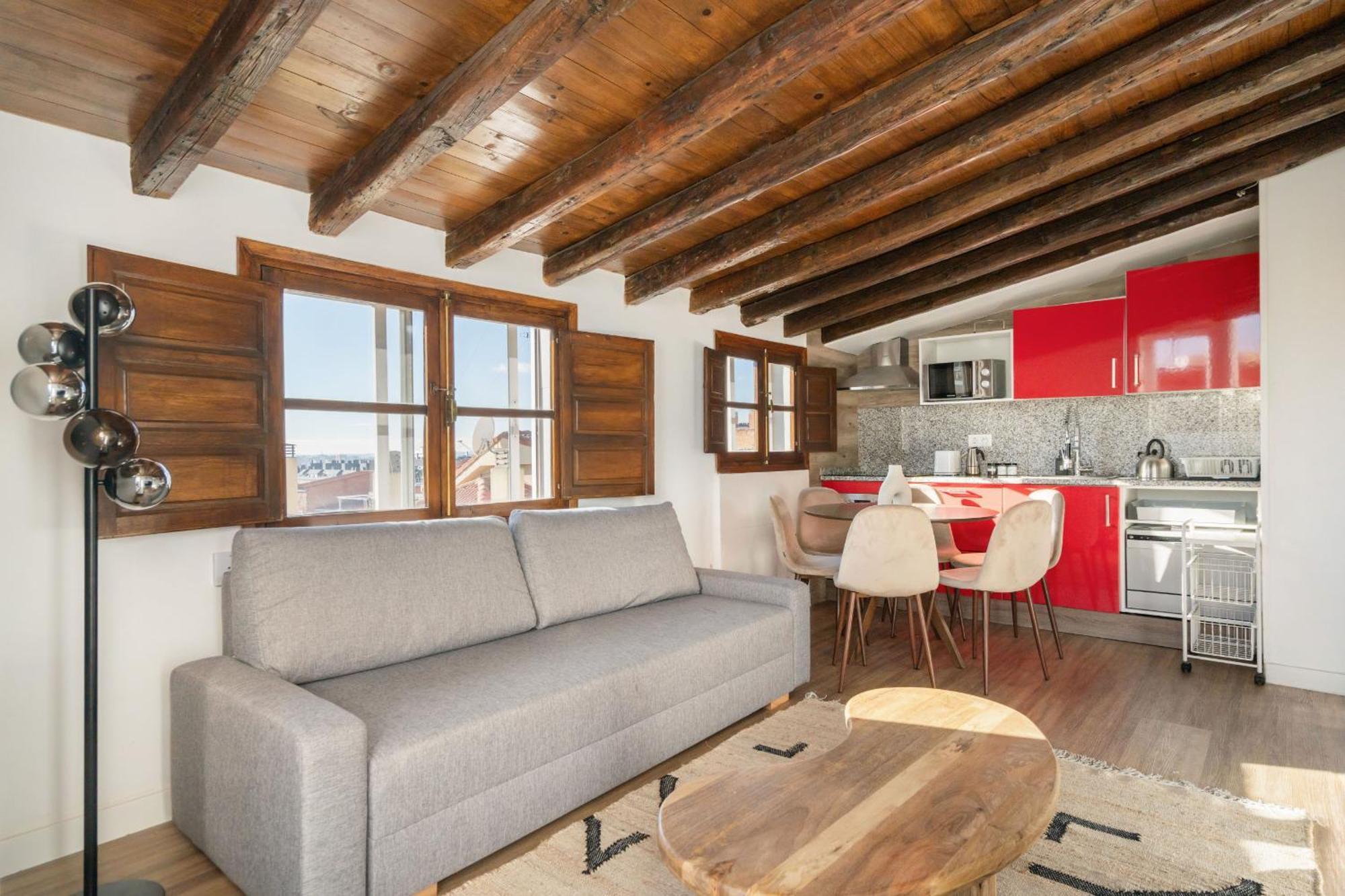 Atico Con Terraza En Lavapies Alquiler Temporal Apartment Madrid Ngoại thất bức ảnh